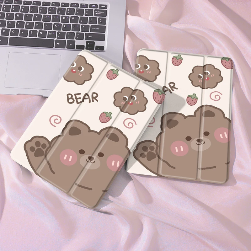 Cute little bear Case For iPad Mni4/5 7.9 inch Case,For Air3,Air4/5,Pro11 Cover,with Pencil Holder,Auto Wake/Sleep Cover
Cute little bear Case For iPad Mni4/5 7.9 inch Case,For Air3,Air4/5,Pro11 Cover,with Pencil Holder,Auto Wake/Sleep Cover