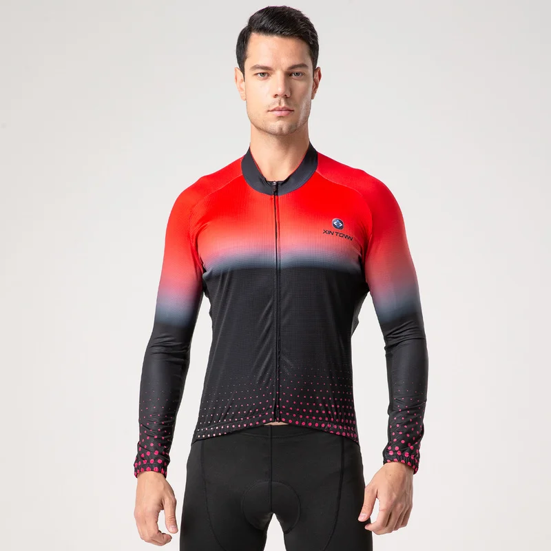 Мужские велосипедные комплекты с длинным рукавом, одежда для велоспорта с защитой от пота, костюмы, спортивные трикотажные изделия с объемной подушкой, оптовая продажа
Мужские велосипедные комплекты с длинным рукавом, одежда для велоспорта с защитой от пота, костюмы, спортивные трикотажные изделия с объемной подушкой, оптовая продажа