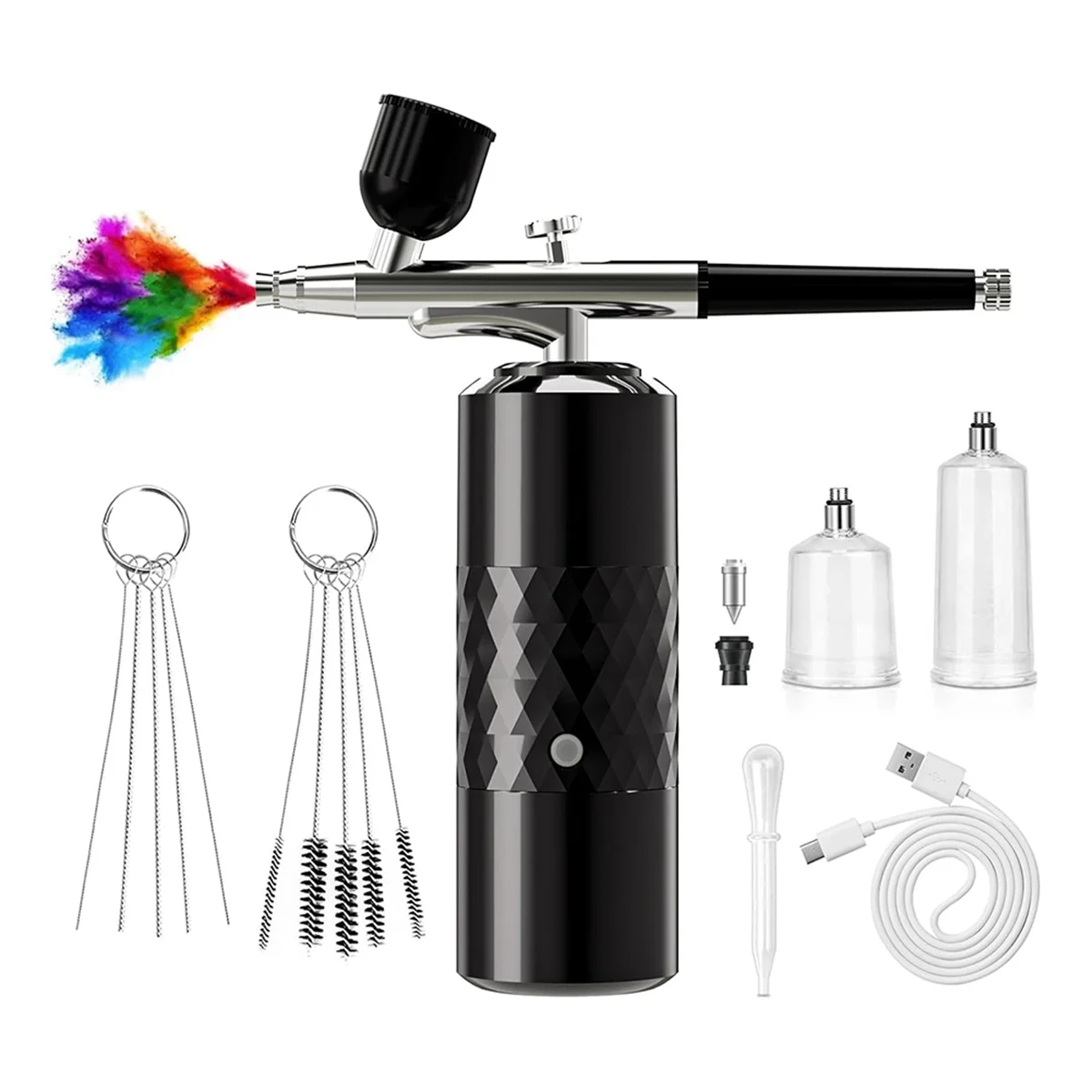 Airbrush Kit Rechargeable Cordless Airbrush Compressor Portable Handheld Airbrush Airbrush for Model Painting
Airbrush Kit Rechargeable Cordless Airbrush Compressor Portable Handheld Airbrush Airbrush for Model Painting