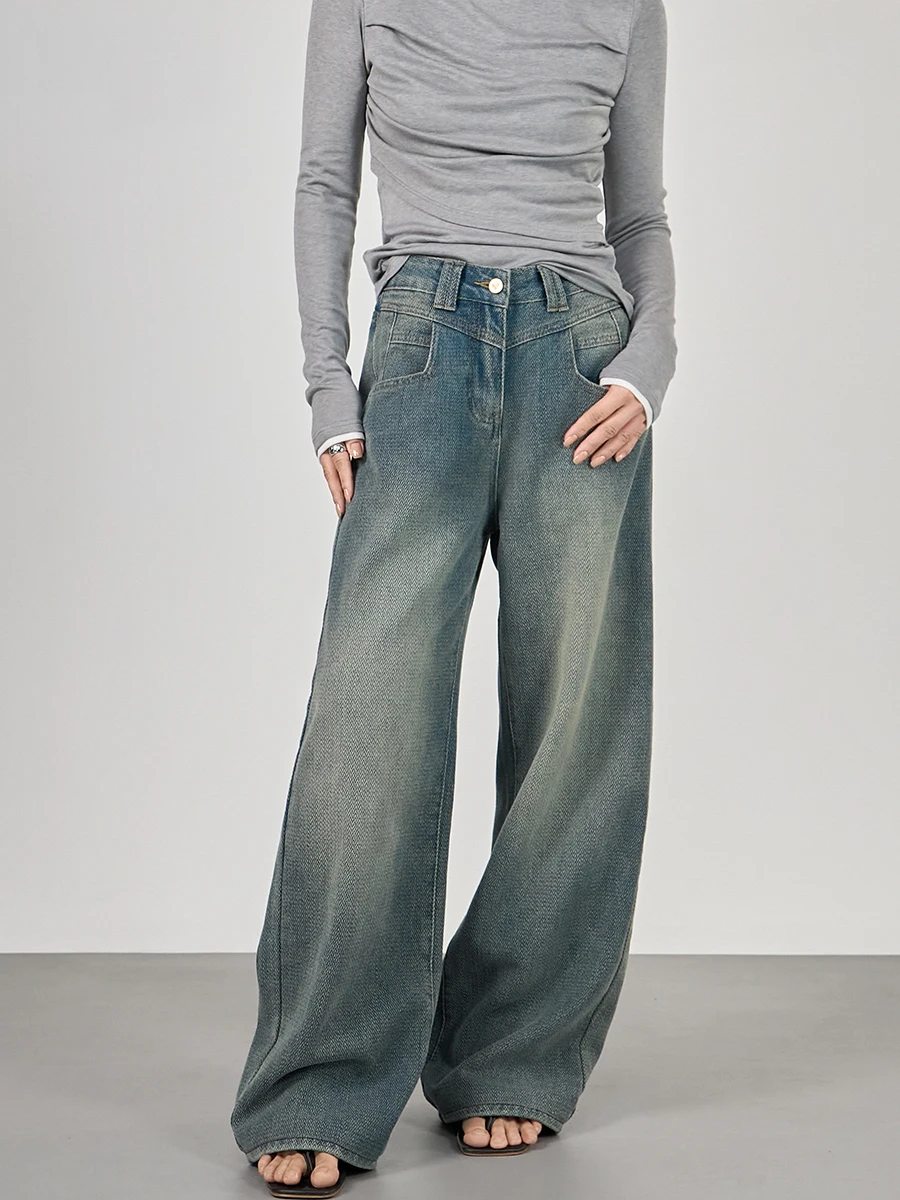 Модные ретро-джинсы прямого кроя, универсальные брюки с узором, джинсы с высокой талией для всех сезонов, женская премиальная одежда...
Модные ретро-джинсы прямого кроя, универсальные брюки с узором, джинсы с высокой талией для всех сезонов, женская премиальная одежда...