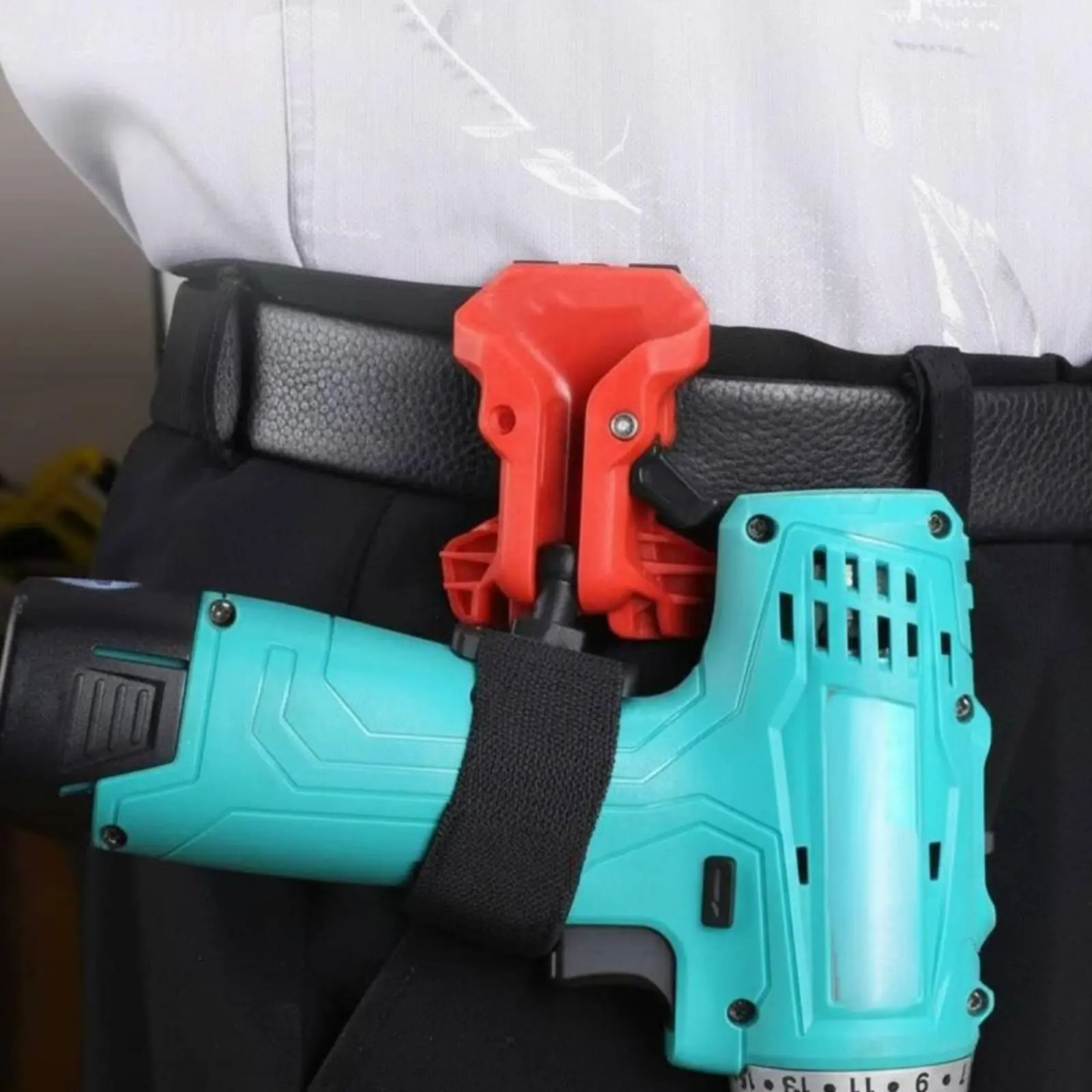 Quick Release Drill Holder Self-Locking Quick Release Drill Clip Waist Tool Hook Heavy Duty Tool Holder Clip Secure Hold
Quick Release Drill Holder Self-Locking Quick Release Drill Clip Waist Tool Hook Heavy Duty Tool Holder Clip Secure Hold