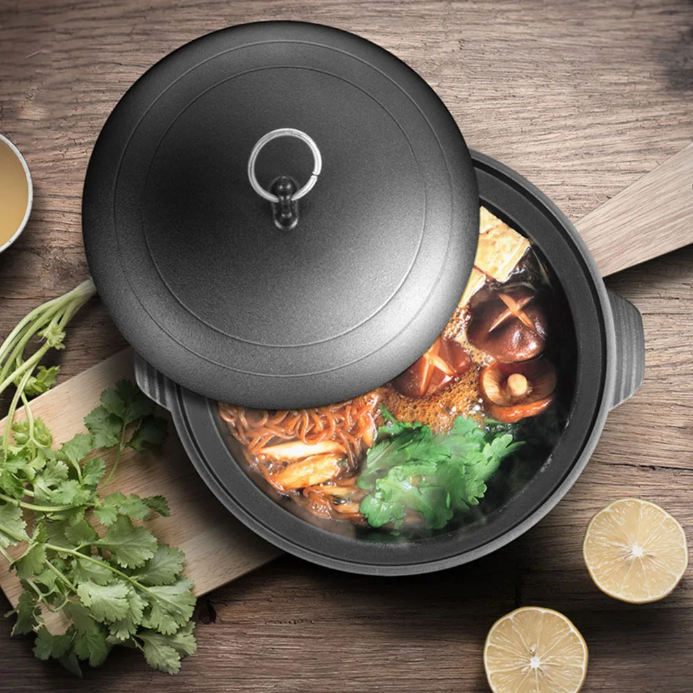 1Pcs Cast Iron Casserole for Rice and Braised Chicken Heat-Resistant Non-Stick Cooking Pot with Ergonomic Handle
1Pcs Cast Iron Casserole for Rice and Braised Chicken Heat-Resistant Non-Stick Cooking Pot with Ergonomic Handle