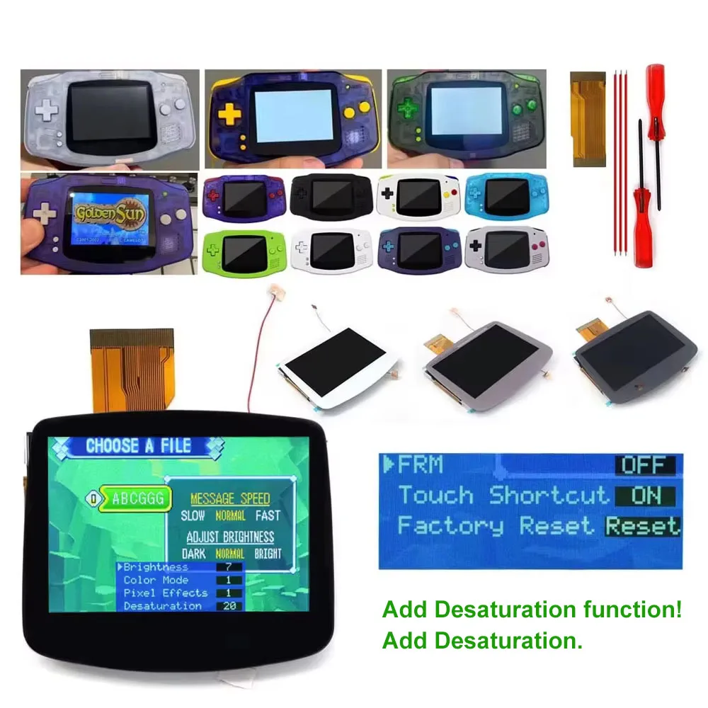 Hispeedido 3,0-дюймовый GBA IPS ЖК-дисплей V5, ламинированный, 720X480, подсветка, ретро-пиксельный комплект для Game Boy Advance + корпус
Hispeedido 3,0-дюймовый GBA IPS ЖК-дисплей V5, ламинированный, 720X480, подсветка, ретро-пиксельный комплект для Game Boy Advance + корпус