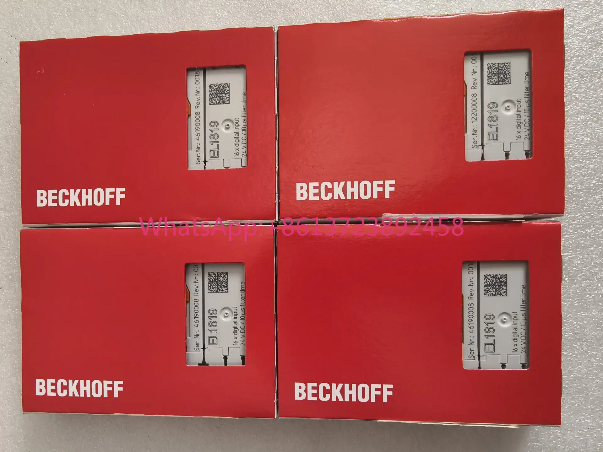 BECKHOFF EL1809 with code, German Beckhoff module, spot.
BECKHOFF EL1809 with code, German Beckhoff module, spot.