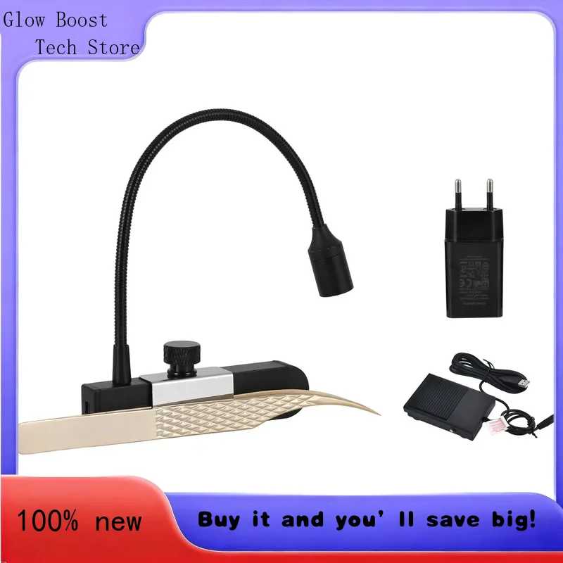 Glow Handheld Eyelash Tweezers With LED Lash Glue Lamp Tweezer Light
Glow Handheld Eyelash Tweezers With LED Lash Glue Lamp Tweezer Light