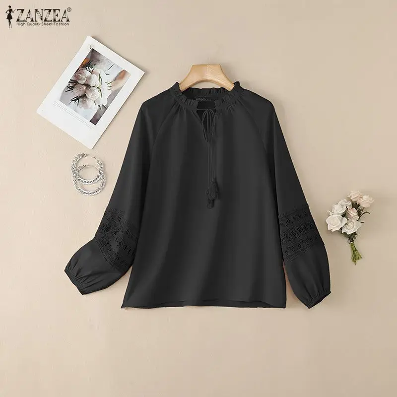 ZANZEA 2026 Spring Women Tops Stylish Lace-Up Holiday Blouse Elegant V Neck Long Sleeve Work Blouses Bohemain Casual Shirt Mujer
ZANZEA 2026 Spring Women Tops Stylish Lace-Up Holiday Blouse Elegant V Neck Long Sleeve Work Blouses Bohemain Casual Shirt Mujer