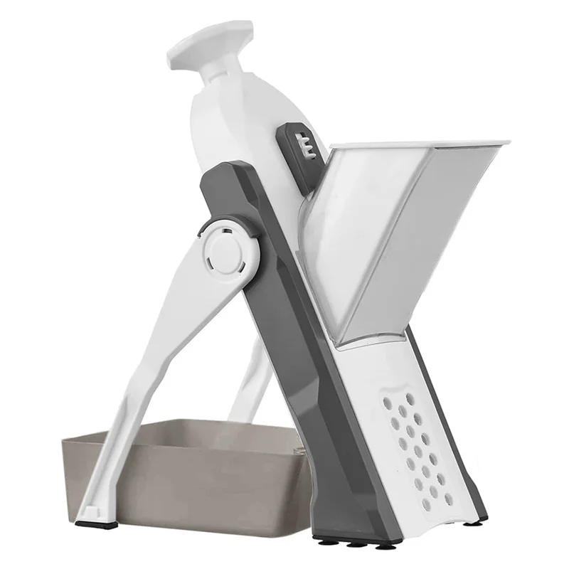 ABJI-Adjustable Vegetable Slicer Mandoline Chopper For Kitchen For Potatoes Onion Cucumber Carrot Includes Container
ABJI-Adjustable Vegetable Slicer Mandoline Chopper For Kitchen For Potatoes Onion Cucumber Carrot Includes Container