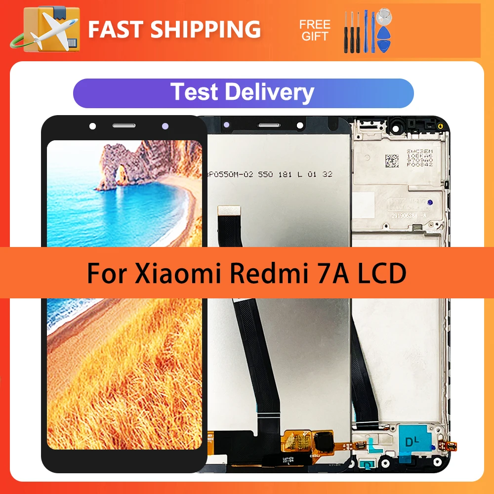 5.45" LCD For Xiaomi Redmi 7A Display Touch Screen Digitizer Assembly With Frame For Redmi 7A MZB7995IN Display Replacement
5.45" LCD For Xiaomi Redmi 7A Display Touch Screen Digitizer Assembly With Frame For Redmi 7A MZB7995IN Display Replacement