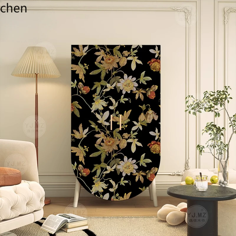 ZML solid wood wardrobe French flower high-end decoration living room home storage cabinet
ZML solid wood wardrobe French flower high-end decoration living room home storage cabinet