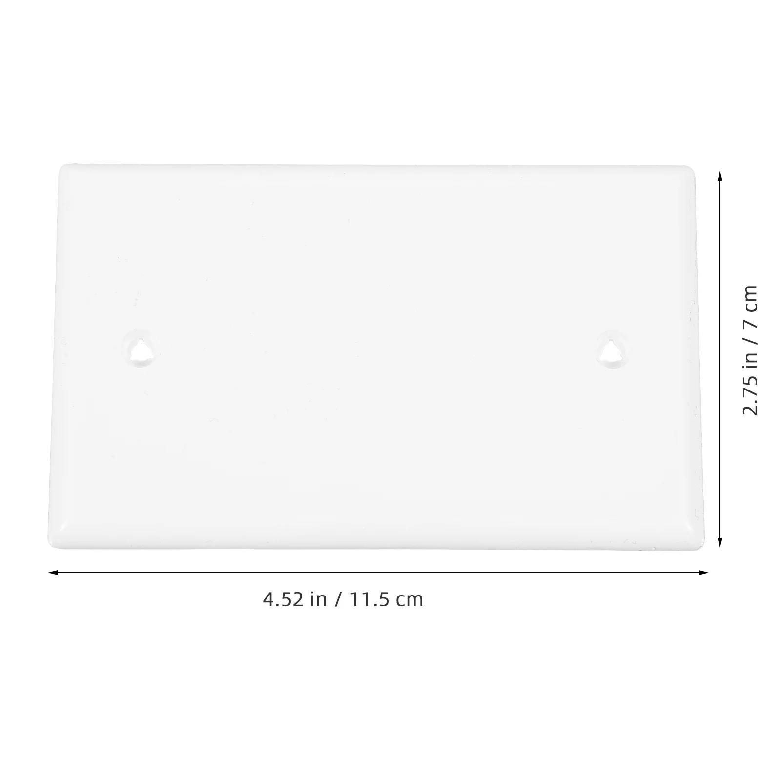 Plate Cover Durable Plastic Smooth White Finish Easy Install Resistant Fading Discoloration Warping Standard Single
Plate Cover Durable Plastic Smooth White Finish Easy Install Resistant Fading Discoloration Warping Standard Single