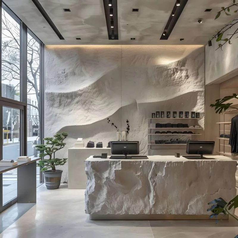 Modern luxury white fiberglass eco-friendly reception desk
Modern luxury white fiberglass eco-friendly reception desk