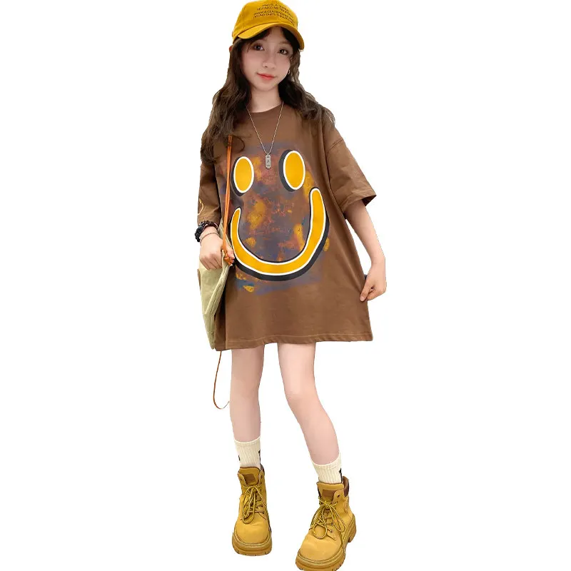 Summer 2024 New Girls Cartoon T-shirt for Children's Leisure Round Neck Short Sleeve Loose Top 5-14 Years Old Kids Tees Clothes
Summer 2024 New Girls Cartoon T-shirt for Children's Leisure Round Neck Short Sleeve Loose Top 5-14 Years Old Kids Tees Clothes