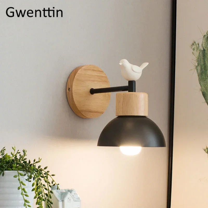 Wood Wall Lamps Bird Lamp Nordic Modern Wall Sconce Lighting Fixtures for Bedroom Mirror Lights Bathroom Luminaire Home Decor
Wood Wall Lamps Bird Lamp Nordic Modern Wall Sconce Lighting Fixtures for Bedroom Mirror Lights Bathroom Luminaire Home Decor