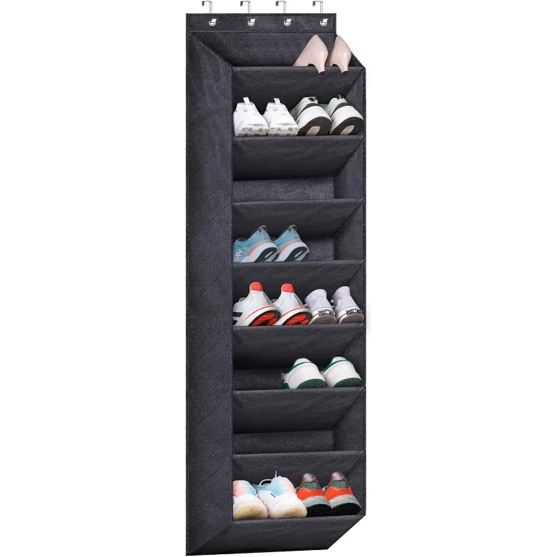 SLEEPING LAMB Over The Door Shoe Organizer for Closet with Large Deep Pockets, Narrow Shoe Rack for Door Hanging Boots Storage,
SLEEPING LAMB Over The Door Shoe Organizer for Closet with Large Deep Pockets, Narrow Shoe Rack for Door Hanging Boots Storage,