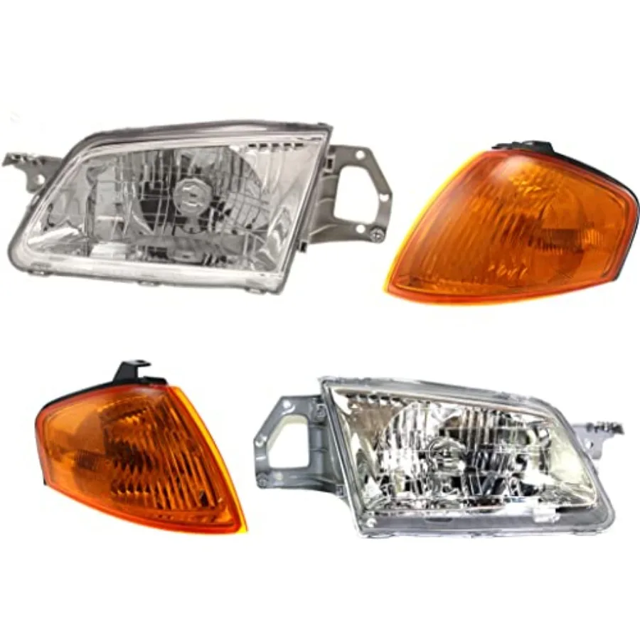 Комплект фар со стороны водителя и пассажира для Mazda Protege DX ES LX 19992000, галогенная лампа с лампочкой и заменой угловой фары En
Комплект фар со стороны водителя и пассажира для Mazda Protege DX ES LX 19992000, галогенная лампа с лампочкой и заменой угловой фары En