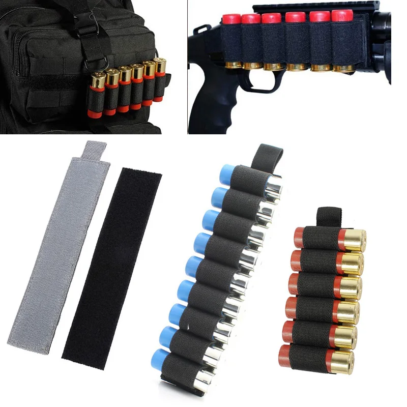 Tactical 6/9 Rounds Pouch 12/20GA Cartridge Buttstock Shell Holder Magic Hook&Loop Holder Hunting shooting
Tactical 6/9 Rounds Pouch 12/20GA Cartridge Buttstock Shell Holder Magic Hook&Loop Holder Hunting shooting