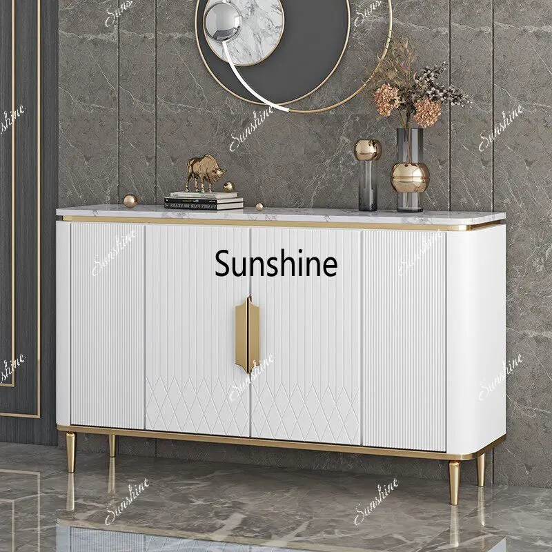 Modern simple marble dining side cabinet American living room locker light luxury shoe cabinet
Modern simple marble dining side cabinet American living room locker light luxury shoe cabinet