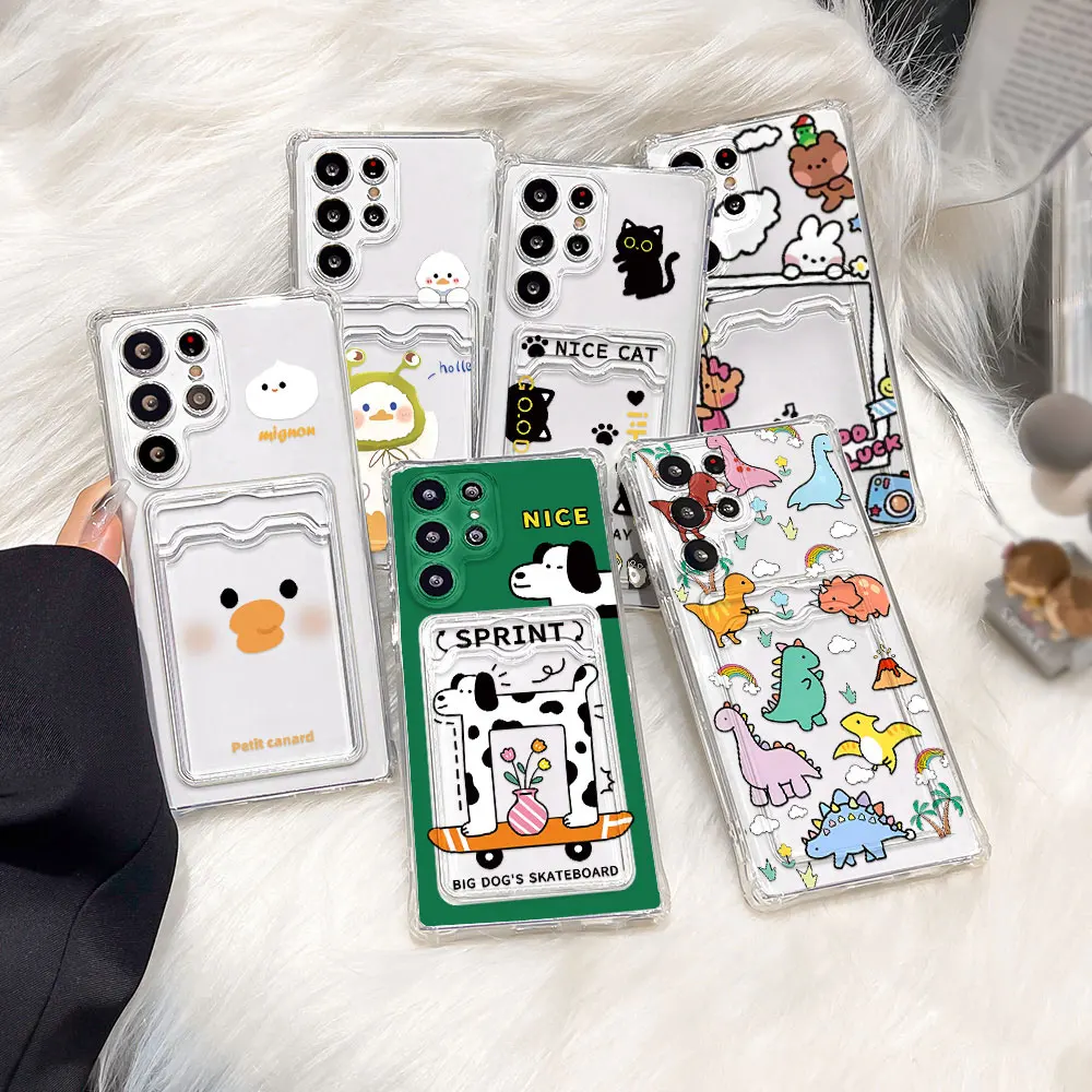 Card Holder Case For Samsung A56 5G A55 A06 A05s A36 A16 A15 A05 A35 A34 A26 A53 A52 A33 A32 A14 A13 A25 Silicone Animal Cover
Card Holder Case For Samsung A56 5G A55 A06 A05s A36 A16 A15 A05 A35 A34 A26 A53 A52 A33 A32 A14 A13 A25 Silicone Animal Cover