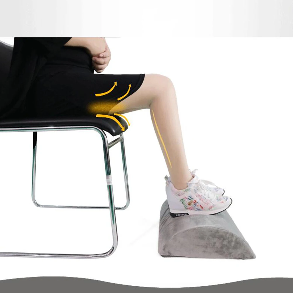 Premium Foot Pillow Semi-Cylindrical Foot Rest Cushion Portable Lightweight Support For Home Office Travel Use Easy Storage Grey
Premium Foot Pillow Semi-Cylindrical Foot Rest Cushion Portable Lightweight Support For Home Office Travel Use Easy Storage Grey