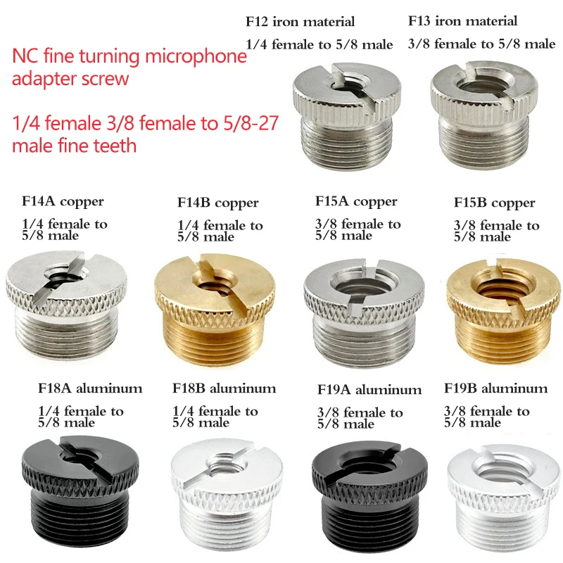 Штатив для микрофона с резьбой, 1/4 дюйма на 3/8 дюйма
Штатив для микрофона с резьбой, 1/4 дюйма на 3/8 дюйма