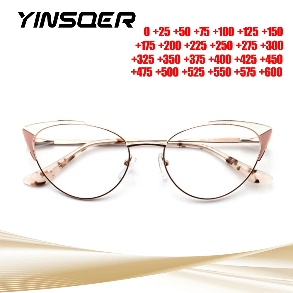 Luxury Women's Cat Eye Glasses Frame Female Optical Eyeglasses Frames Customize Prescription Anti Blue Light Reading Glasses
Luxury Women's Cat Eye Glasses Frame Female Optical Eyeglasses Frames Customize Prescription Anti Blue Light Reading Glasses