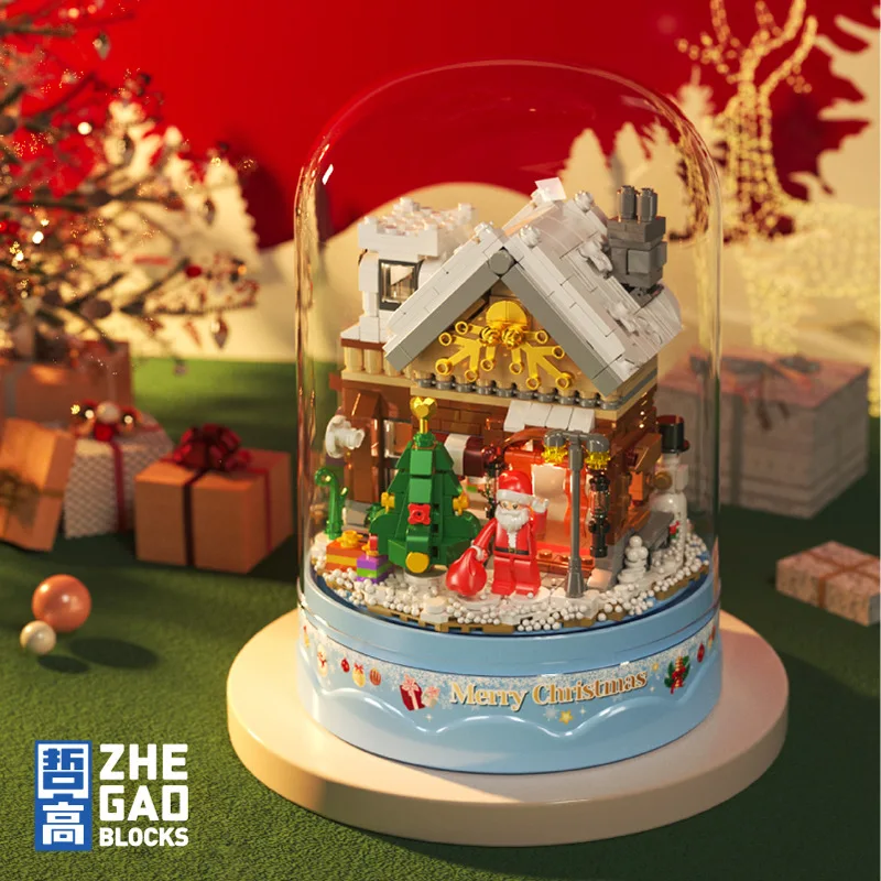 New Product 00997 Christmas Snow Globe Music Box Christmas Building Blocks Decoration Girl Toy
New Product 00997 Christmas Snow Globe Music Box Christmas Building Blocks Decoration Girl Toy