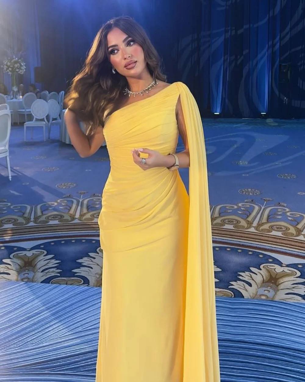 Customized Modern Style Chiffon Pleat Draped Straight One-shoulder Long Dresses Bespoke Occasion Dresses Fashion Classic Formal
Customized Modern Style Chiffon Pleat Draped Straight One-shoulder Long Dresses Bespoke Occasion Dresses Fashion Classic Formal