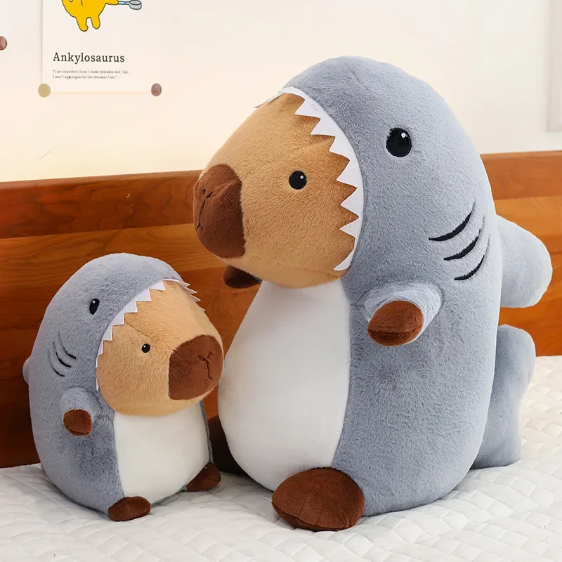 New Shark Transformed Capyguinea Pig Plush Toy Kapibala Children's Sleeping Pillow Gift
New Shark Transformed Capyguinea Pig Plush Toy Kapibala Children's Sleeping Pillow Gift