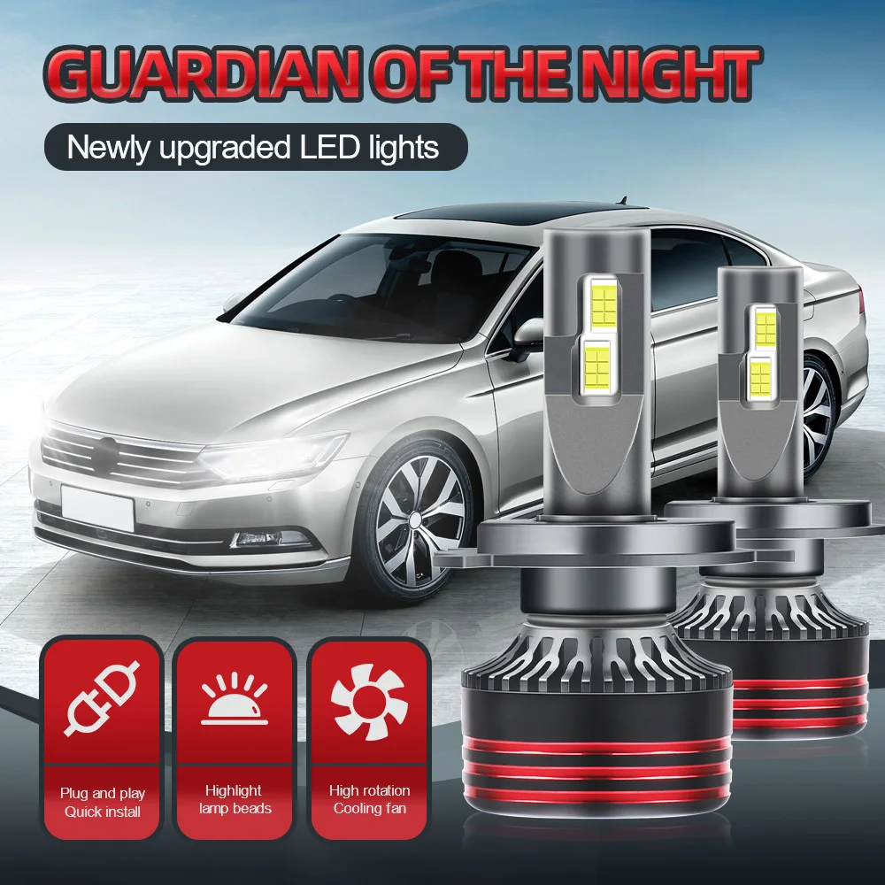 Светодиодные лампы для фар H4 H7 30000Лм, H1 H11 Canbus LED 9004 9007 9005 HB3 9006 HB4 H13, автомобильные лампы 300Вт 6000К, замена галогенных ламп
Светодиодные лампы для фар H4 H7 30000Лм, H1 H11 Canbus LED 9004 9007 9005 HB3 9006 HB4 H13, автомобильные лампы 300Вт 6000К, замена галогенных ламп