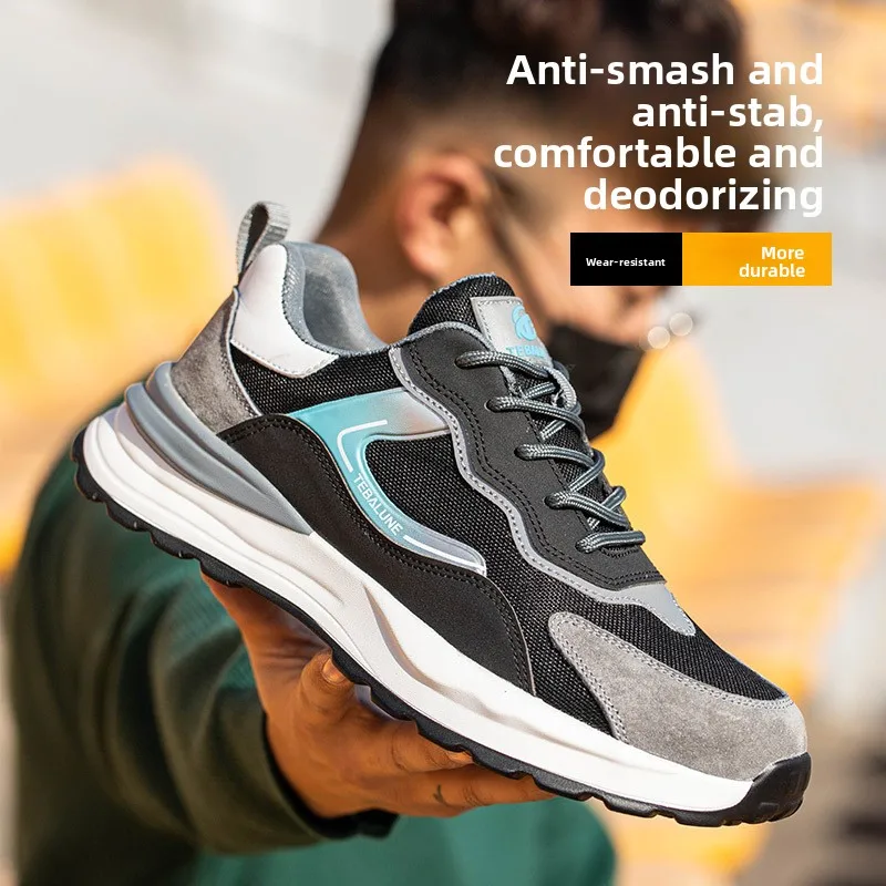 Summer Breathable Men's Lightweight Safety Shoes Breathable Deodorant Protective Shoes Insulating Shoes
Summer Breathable Men's Lightweight Safety Shoes Breathable Deodorant Protective Shoes Insulating Shoes