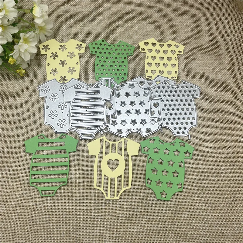6pcs/set baby clothes Frames Cards Dies Metal Cutting Dies Stencils For DIY Scrapbooking Decorative Embossing Handcraft Template
6pcs/set baby clothes Frames Cards Dies Metal Cutting Dies Stencils For DIY Scrapbooking Decorative Embossing Handcraft Template