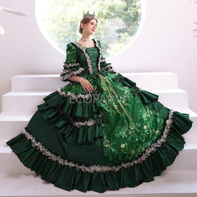 2023 Elegant Renaissance Vintage Coffee Floral Jacquard Gothic Victorian Dress Women Marie Antoinette Ball Gown Theater Costume
2023 Elegant Renaissance Vintage Coffee Floral Jacquard Gothic Victorian Dress Women Marie Antoinette Ball Gown Theater Costume