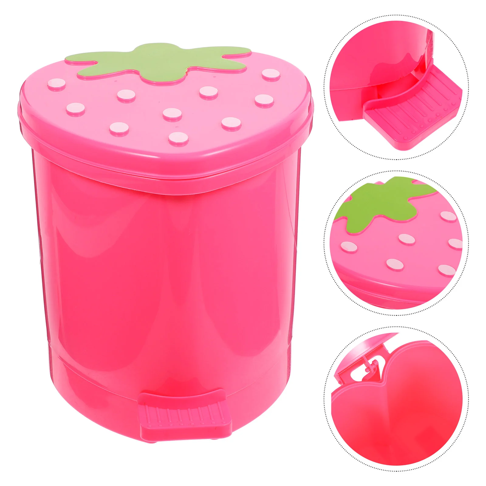 Desktop Trash Can Plastic Swing Bin for Table Kitchen Supplies Small Recycling Portable
Desktop Trash Can Plastic Swing Bin for Table Kitchen Supplies Small Recycling Portable