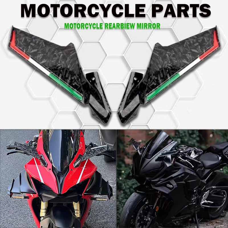 New For Kawasaki Ninja400 250 ZX-10R ABS Motorcycle Side Mirrors ZX-6R 2021-2023 Wind Wing Adjustable Rotating Rearview Mirror
New For Kawasaki Ninja400 250 ZX-10R ABS Motorcycle Side Mirrors ZX-6R 2021-2023 Wind Wing Adjustable Rotating Rearview Mirror