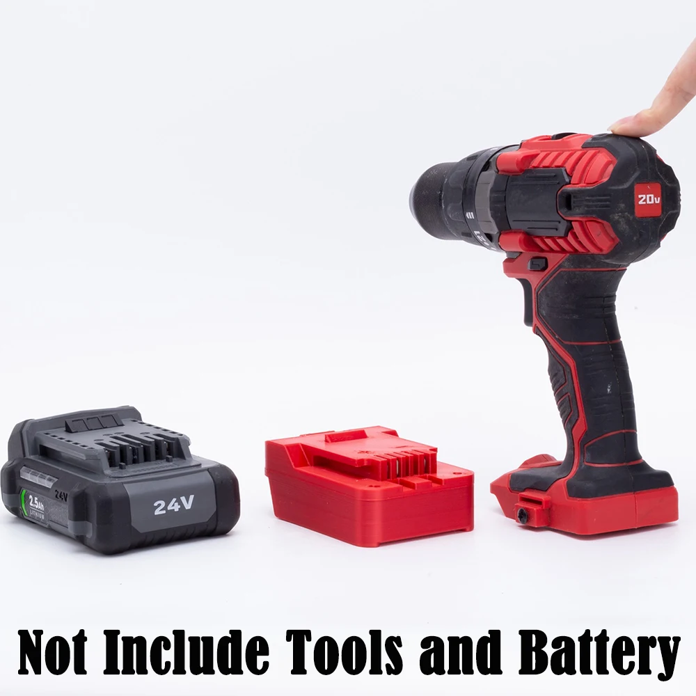 Convert Adapter for FLEX 24V FX0221-1 2.5ah Lithium Battery to for Bauer 20V Li-ion Power Tool Accessories(No Battery)
Convert Adapter for FLEX 24V FX0221-1 2.5ah Lithium Battery to for Bauer 20V Li-ion Power Tool Accessories(No Battery)