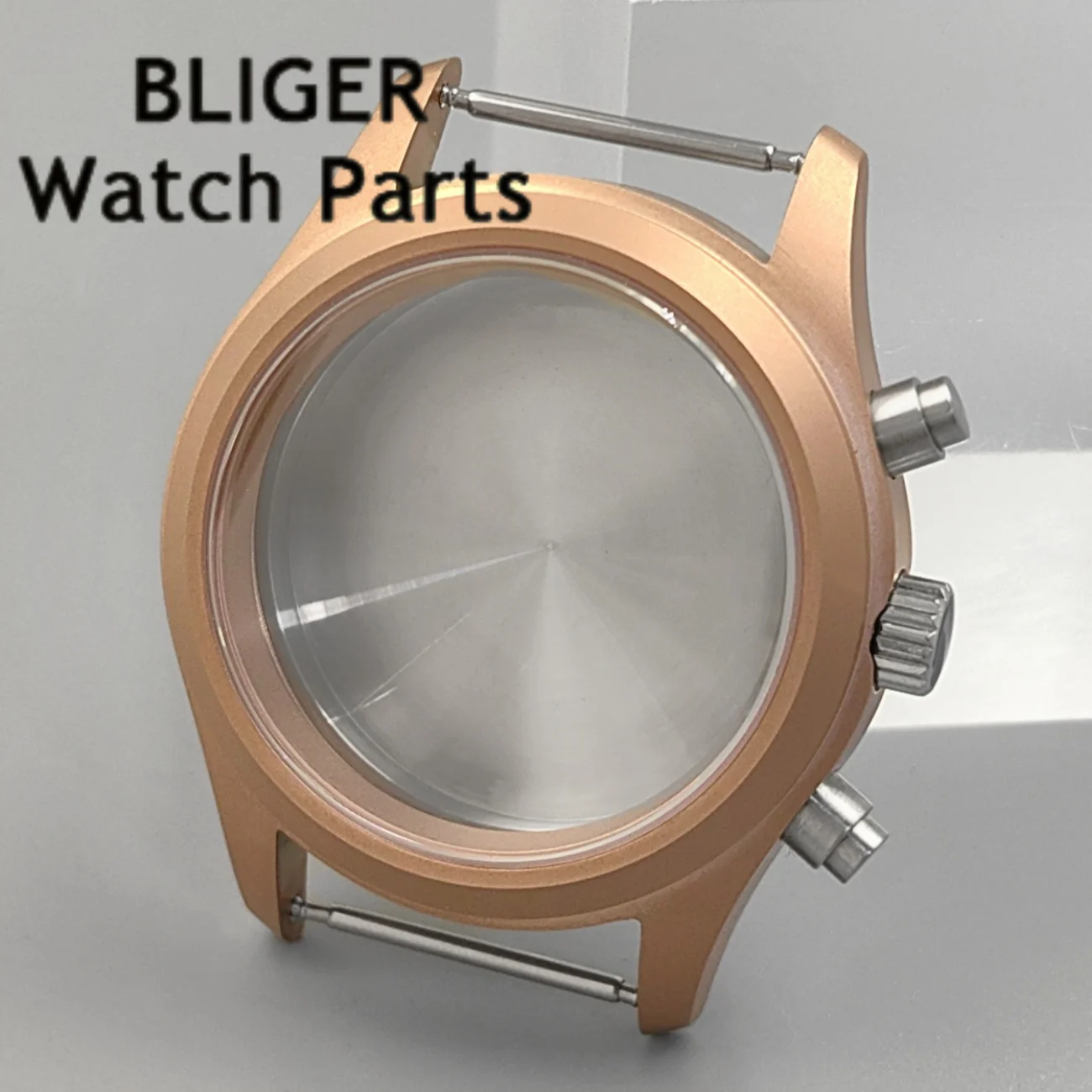 VK67 Quartz Pilot Watch Case 38mm Domed Sapphire Glass Rose Gold Case 100m Dive Fit VK63 VK64 VK67 Men's Watch Replacement Parts
VK67 Quartz Pilot Watch Case 38mm Domed Sapphire Glass Rose Gold Case 100m Dive Fit VK63 VK64 VK67 Men's Watch Replacement Parts