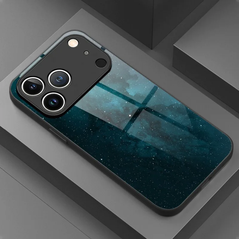 Deep Blue Nebula Dreamy Starry Sky Tempered Glass Black Phone Case For iPhone 17 16 15 14 13 12 11 Pro Max Air 7 Plus XS X Cover
Deep Blue Nebula Dreamy Starry Sky Tempered Glass Black Phone Case For iPhone 17 16 15 14 13 12 11 Pro Max Air 7 Plus XS X Cover