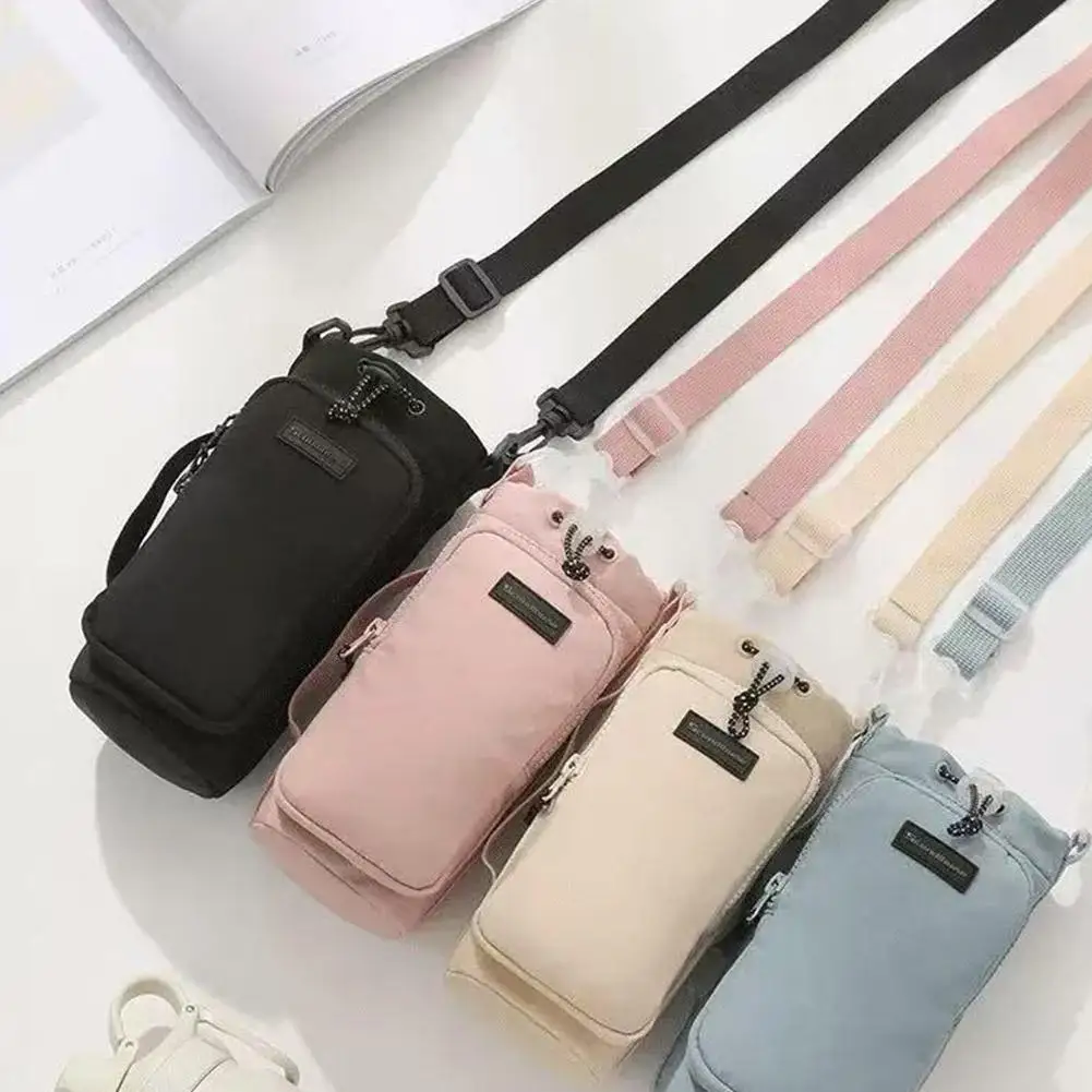 Плечевой ремень, сумка-переноска для бутылки с водой, передний карман, водонепроницаемый держатель для бутылки с водой, большое отверстие, регулируемые товары для улицы 
Плечевой ремень, сумка-переноска для бутылки с водой, передний карман, водонепроницаемый держатель для бутылки с водой, большое отверстие, регулируемые товары для улицы