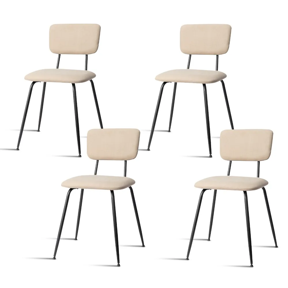 Set of 4 Modern Padded Dining Chairs for Kitchen Bar Office Chair, White Bar Stools
Set of 4 Modern Padded Dining Chairs for Kitchen Bar Office Chair, White Bar Stools
