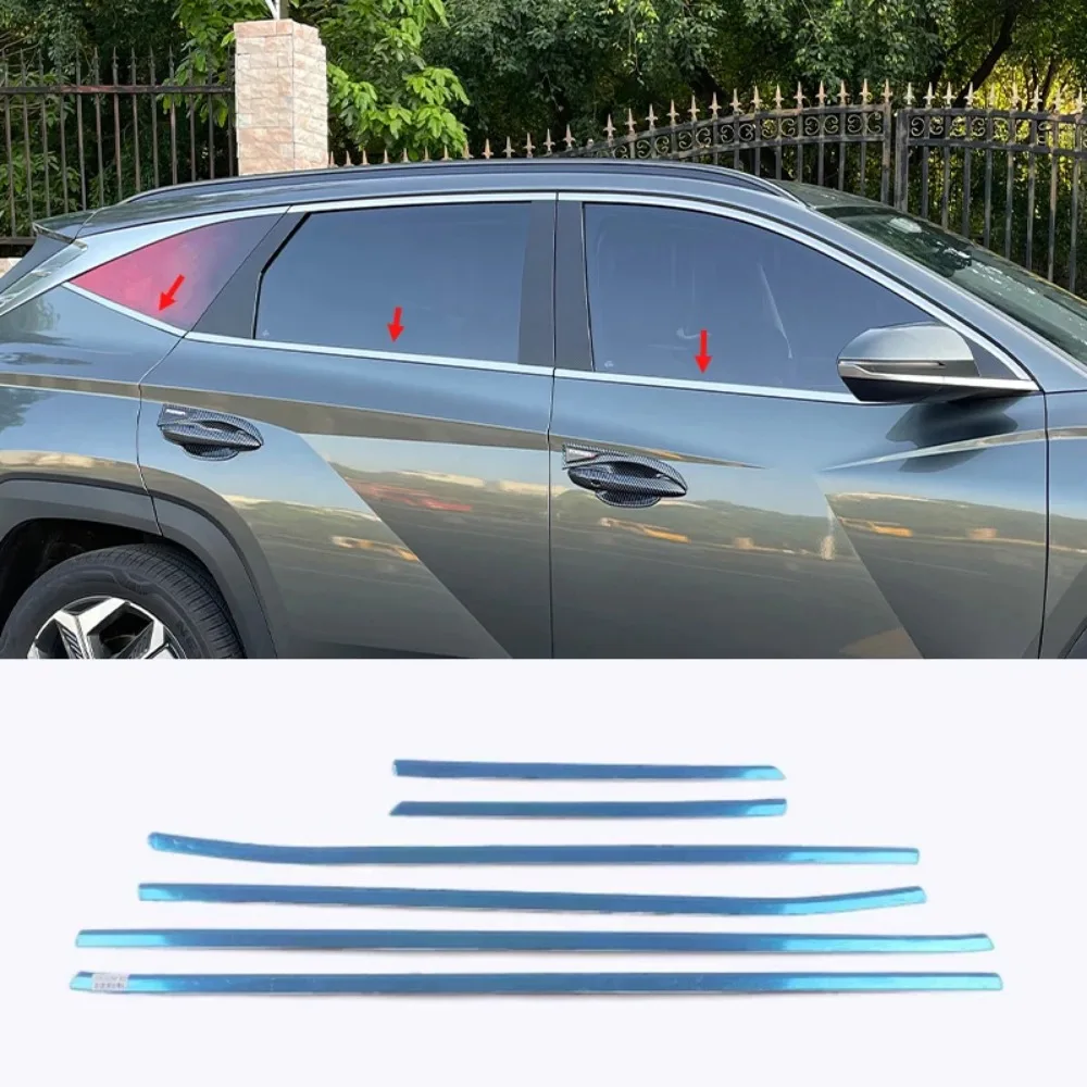 Car Accessories For Hyundai Tucson 2022 2023 Stainless Steel Chrome Exterior Window Molding Strip Sill Side Cover Trim 6pcs
Car Accessories For Hyundai Tucson 2022 2023 Stainless Steel Chrome Exterior Window Molding Strip Sill Side Cover Trim 6pcs