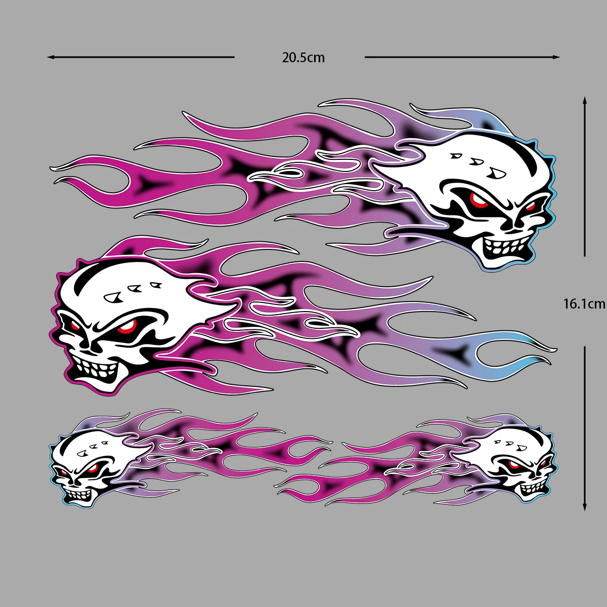1pc Halloween Skull Reflective Waterproof Vinyl Sticker, Decal Accessories for Motorcycle Car Fuel Tank Helmet
1pc Halloween Skull Reflective Waterproof Vinyl Sticker, Decal Accessories for Motorcycle Car Fuel Tank Helmet