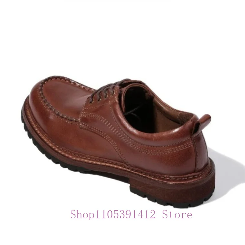 Men Retro Washed Business Casual Leather Shoes Male Horsehide Work British Style Handmade Genuine Leather Dress Shoes
Men Retro Washed Business Casual Leather Shoes Male Horsehide Work British Style Handmade Genuine Leather Dress Shoes