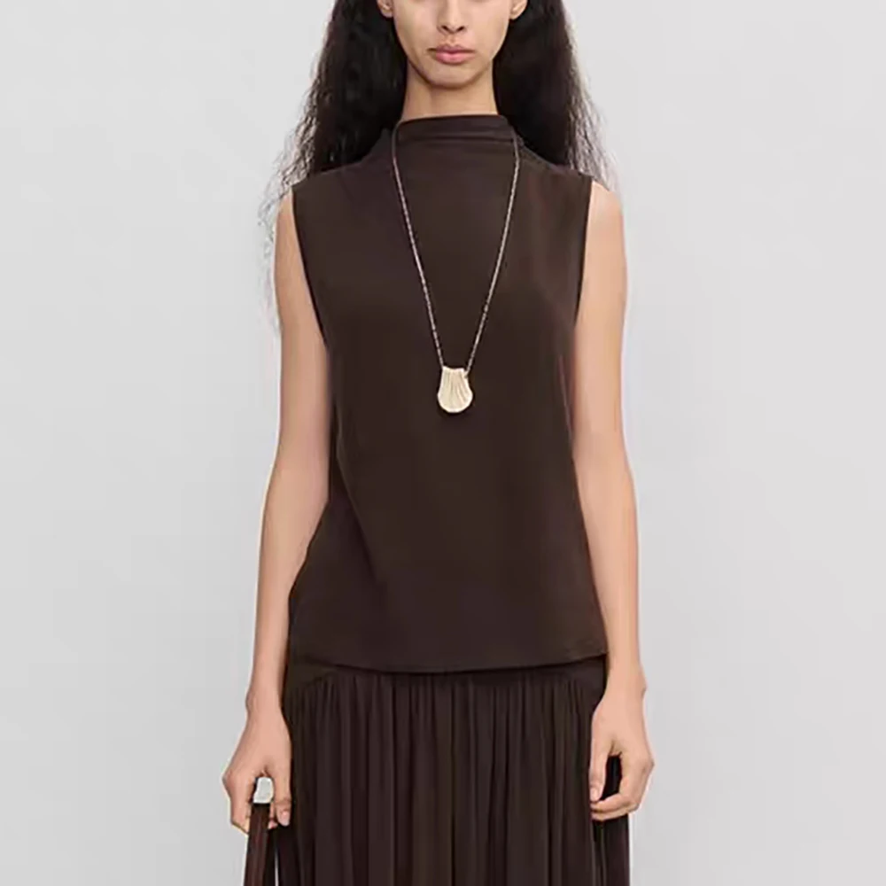 Stereoscopic Cut Women's Vest Y2k Pleated Slim Simple Fashion Commuter Sleeveless Tank Top Can Match Skirt 2024 Fall New
Stereoscopic Cut Women's Vest Y2k Pleated Slim Simple Fashion Commuter Sleeveless Tank Top Can Match Skirt 2024 Fall New