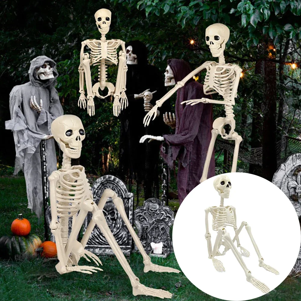 Halloween Human Shape Skeleton 40cm Posable Skeleton Human Shape Bones Halloween Herror Decorations Haunted House Horror Props
Halloween Human Shape Skeleton 40cm Posable Skeleton Human Shape Bones Halloween Herror Decorations Haunted House Horror Props