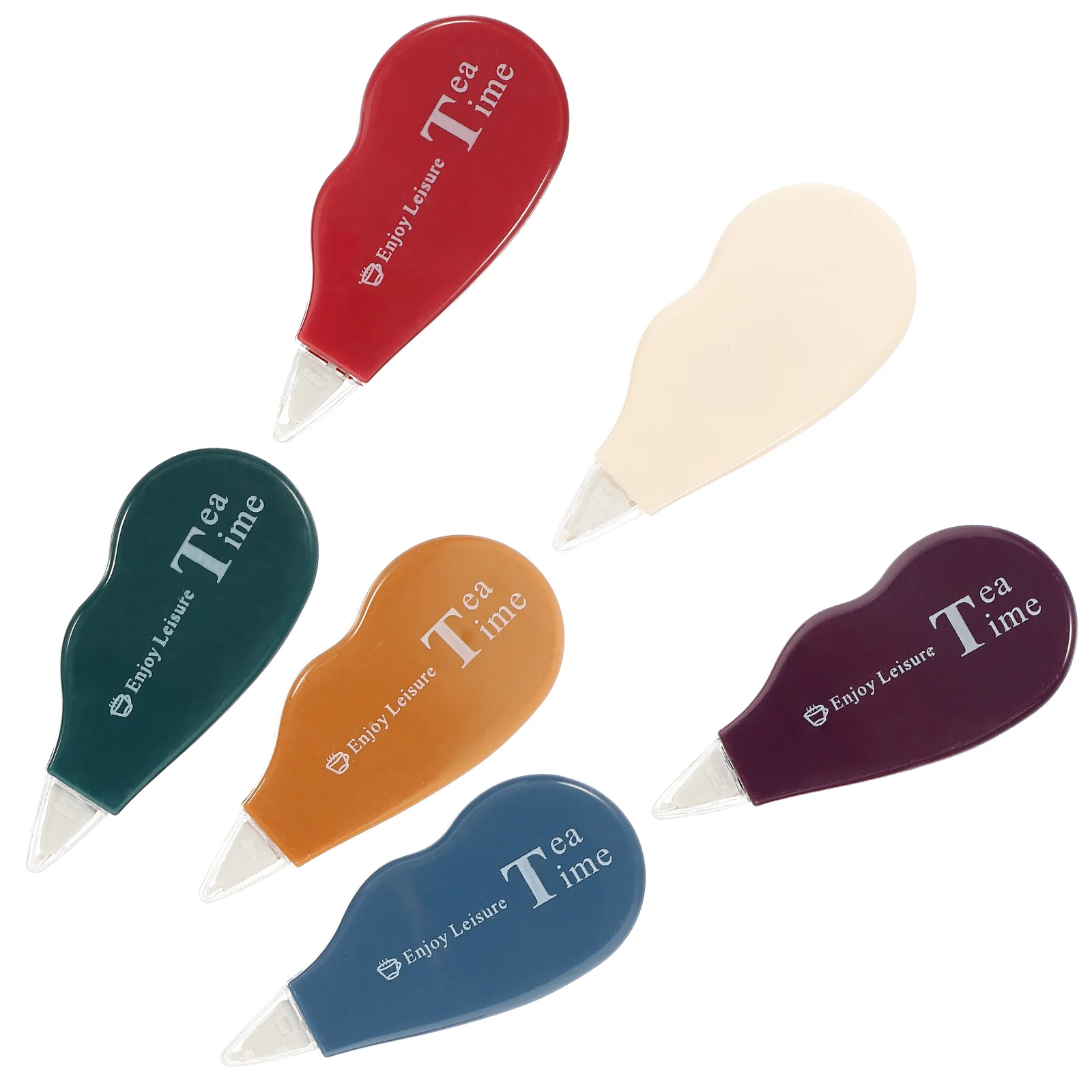 6 Pcs Scroll Wheel Correction Tape Clear Duct Dry Plastic White Out Writing Accessories
6 Pcs Scroll Wheel Correction Tape Clear Duct Dry Plastic White Out Writing Accessories