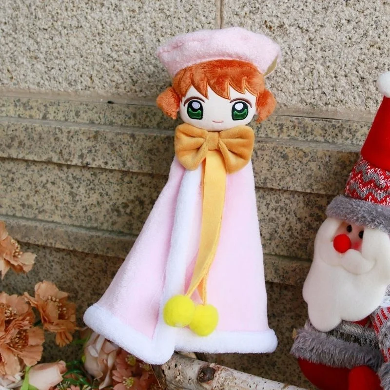 28Cm Cardcaptor Sakura Sunny Doll Style Orange Bow Pink Cloak Shape Hand Towel Bathroom and Home Decoration Valentine's Day Gift
28Cm Cardcaptor Sakura Sunny Doll Style Orange Bow Pink Cloak Shape Hand Towel Bathroom and Home Decoration Valentine's Day Gift