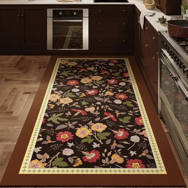 Vintage American Kitchen Floor Mat Pvc PVC Leather Washable Carpet Waterproof Oil-proof Rug Anti-slip Mats 주방매트 Коврик Для Кухни
Vintage American Kitchen Floor Mat Pvc PVC Leather Washable Carpet Waterproof Oil-proof Rug Anti-slip Mats 주방매트 Коврик Для Кухни