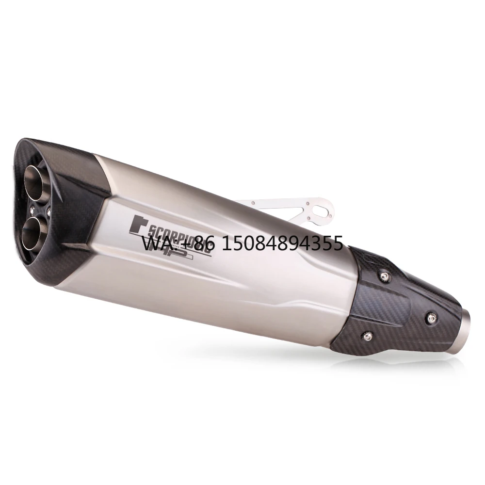 51mm Universal Carbon Fiber Motorcycle Double Holes Exhaust Pipe Escape Muffler for F750GS F850GS S1000RR YZF R1 R3 K174
51mm Universal Carbon Fiber Motorcycle Double Holes Exhaust Pipe Escape Muffler for F750GS F850GS S1000RR YZF R1 R3 K174