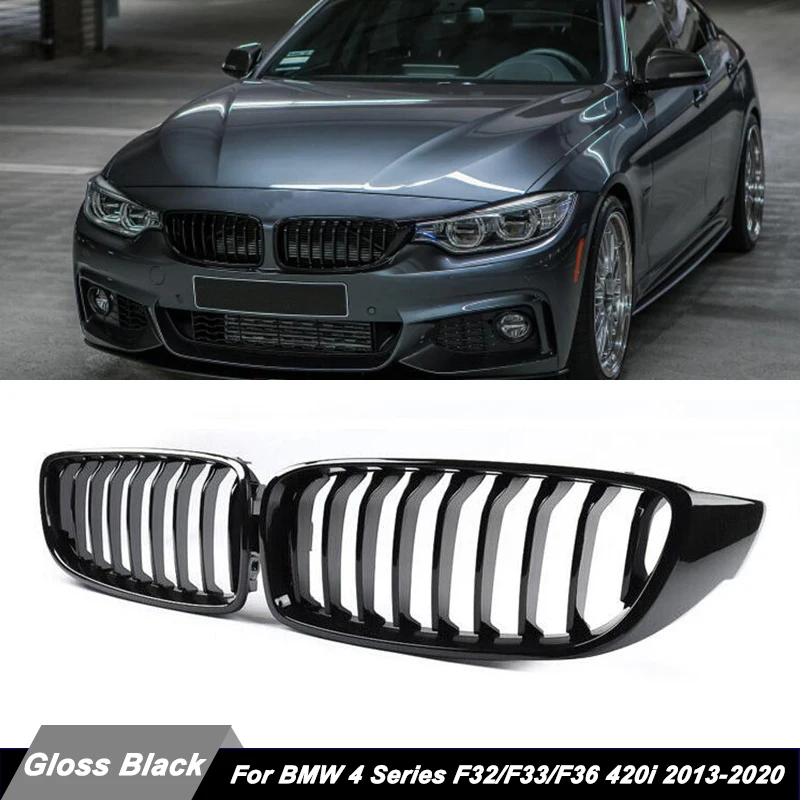 Magickit Glossy Black Front Kidney Grilles For BMW F32 F33 F36 420i 428i 430i 435i F80 M4 2014-2020 Signle Line Grille Assembly
Magickit Glossy Black Front Kidney Grilles For BMW F32 F33 F36 420i 428i 430i 435i F80 M4 2014-2020 Signle Line Grille Assembly