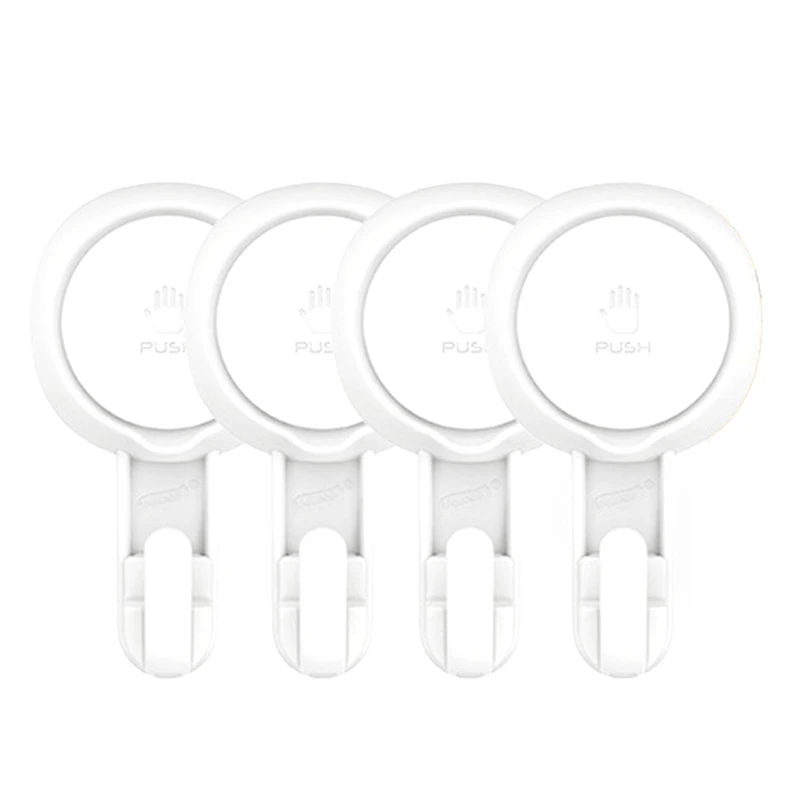 4PCS No Punching Bathroom Traceless Strong Adhesive Bathroom Kitchen Wall Suction Cup Hook Towel Adhesive Hook Easy Install
4PCS No Punching Bathroom Traceless Strong Adhesive Bathroom Kitchen Wall Suction Cup Hook Towel Adhesive Hook Easy Install